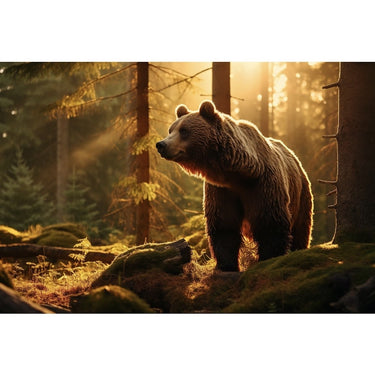 Grizzly Bear Painting Art
